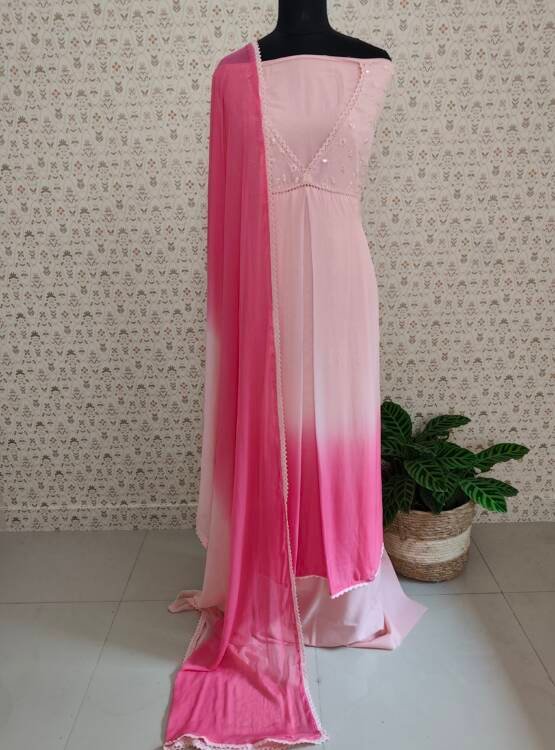 VISCOSE ORGANZA DESIGNER SUITS