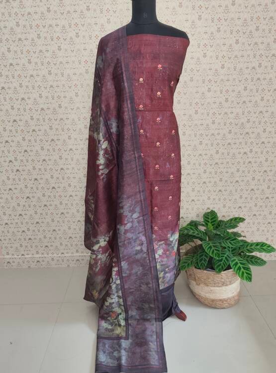SEMI TUSSER SILK SUITS