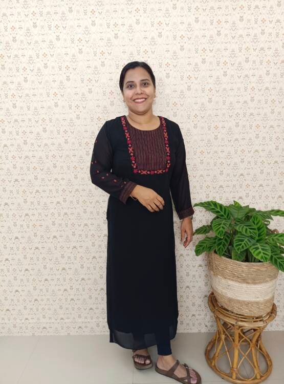 GEORGETTE HANDWORKED KURTI