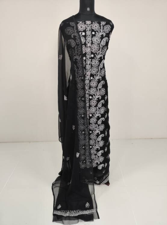 GEORGETTE LUCKNOWI EMBROIDERED SUITS