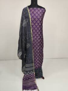 CHANDERI SILK PRINTED SUITS