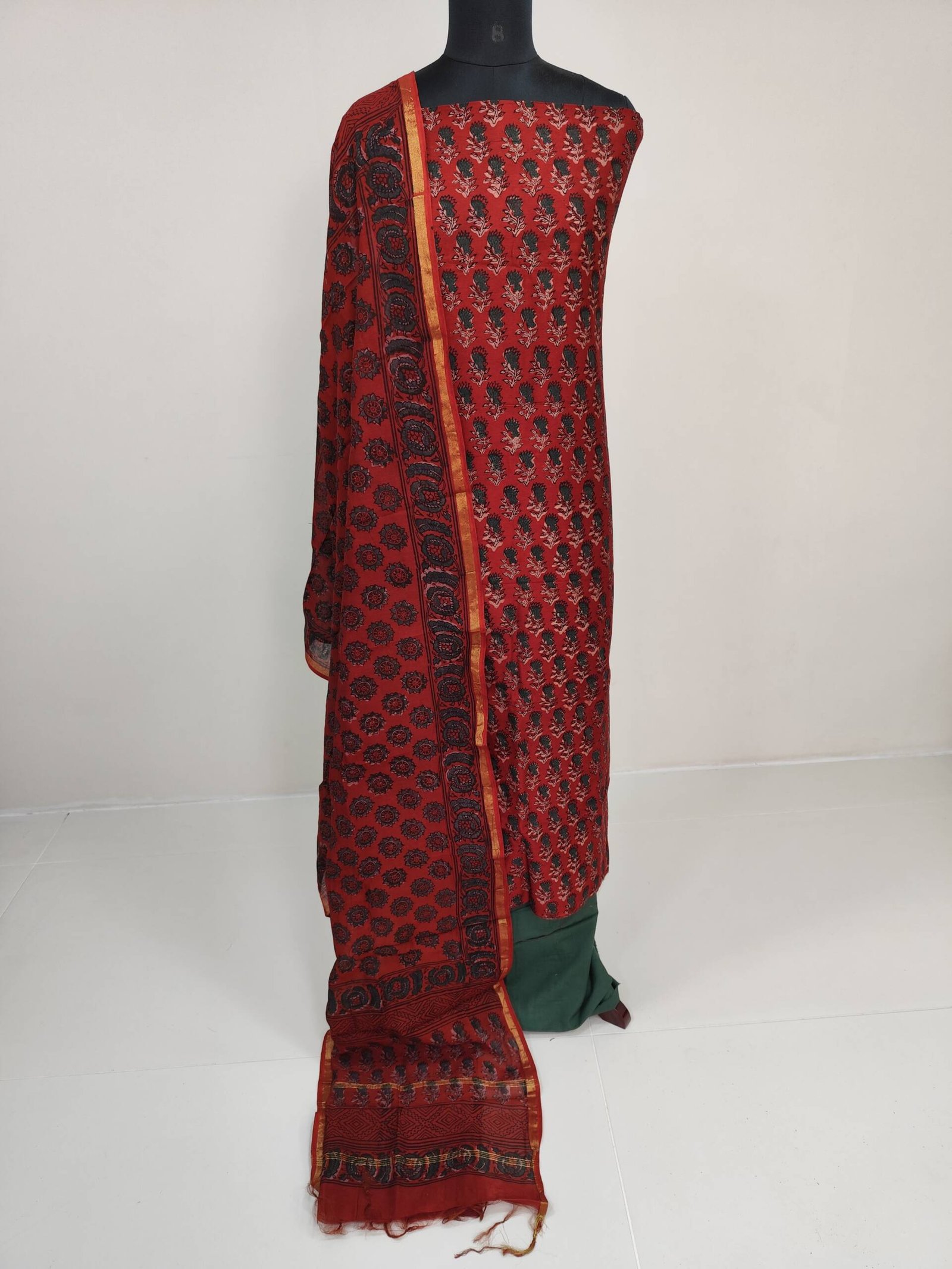 CHANDERI SILK SALWAR SUIT