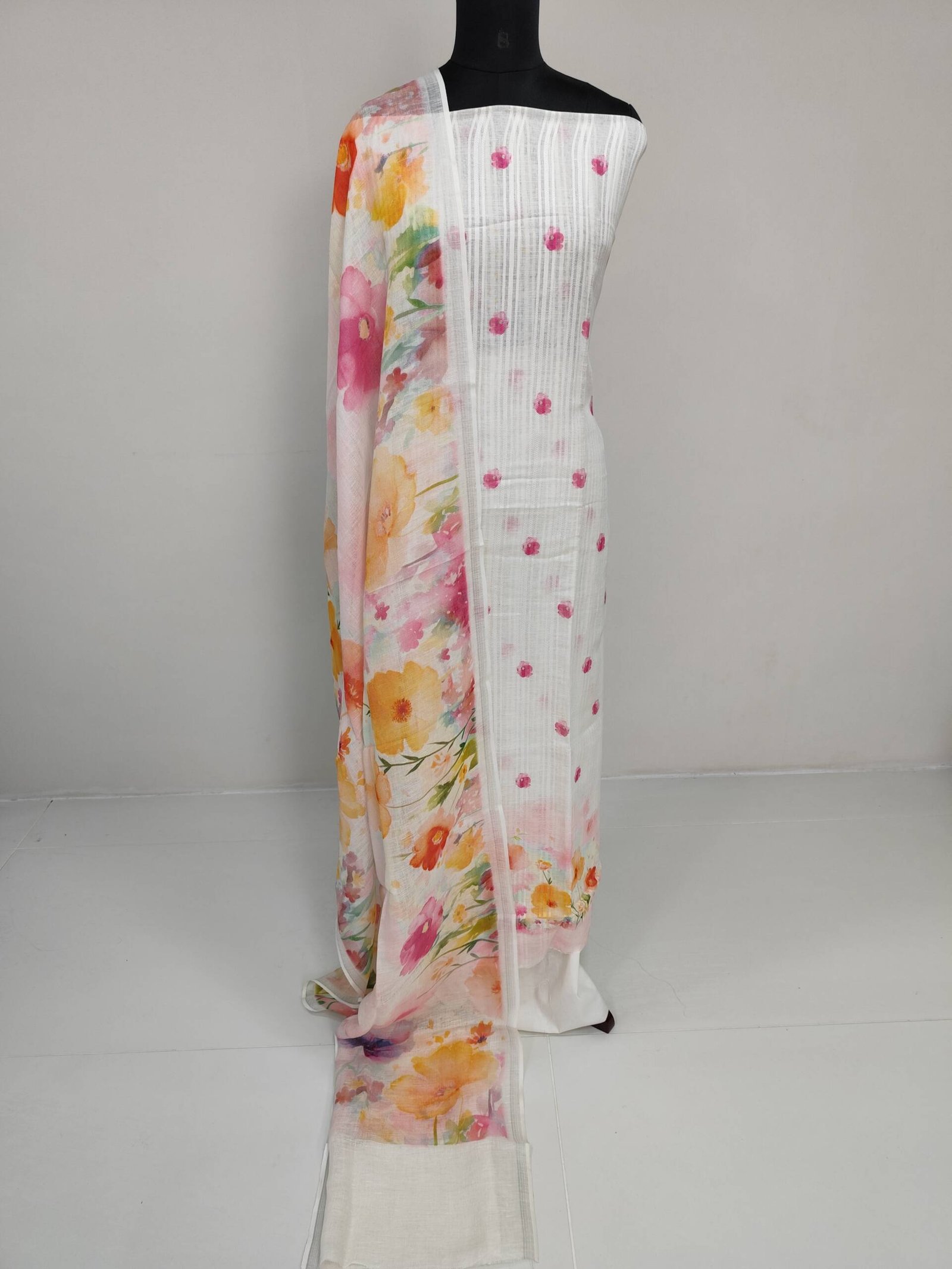 LINEN FLORAL PRINTED SUITS