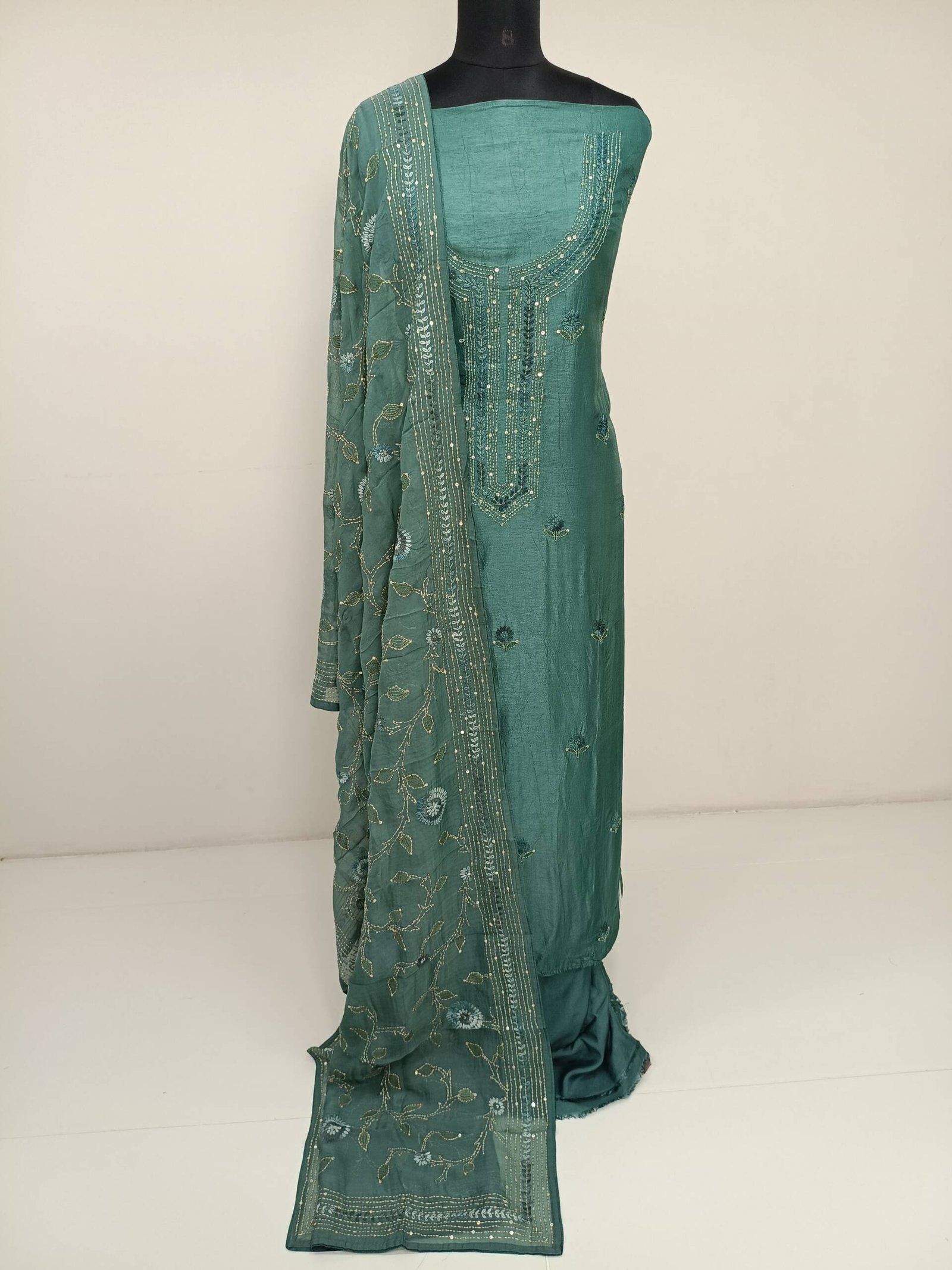 DOLA SILK HAND EMBROIDERED SUITS