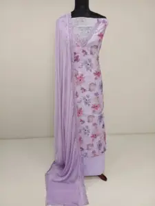 LINEN COTTON FLORAL PRINTED SUITS