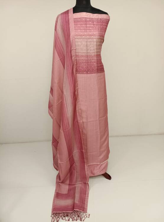 SEMI TUSSER SILK SALWAR SUITS