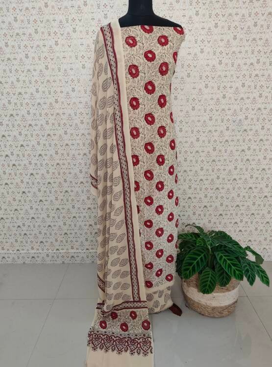 GEORGETTE AJRAKH PRINTED SUITS