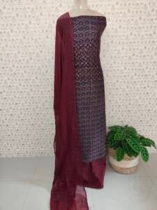 PURE CHANDERI SILK SUITS