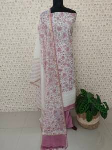 CHANDERI SILK PRINTED SUITS