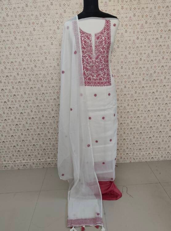 MAL CHANDERI SILK SUITS