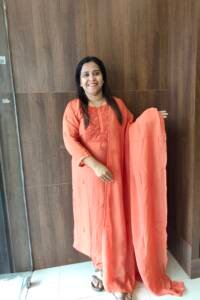 ORGANZA SILK READY TO WEAR SET