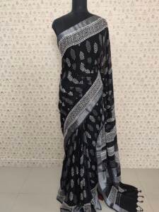 LINEN COTTON SAREE