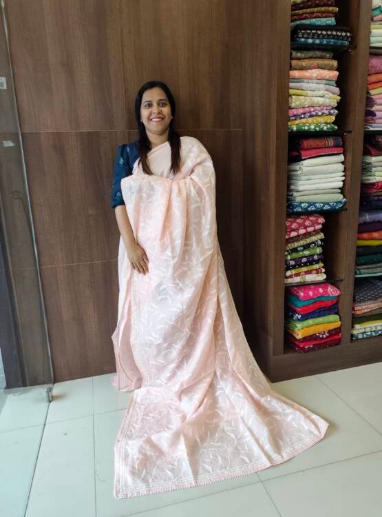 SILKY KOTA EMBROIDERED SAREE