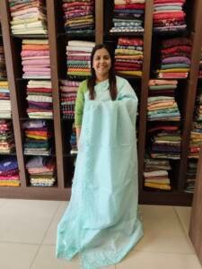 SILKY KOTA EMBROIDERED SAREE