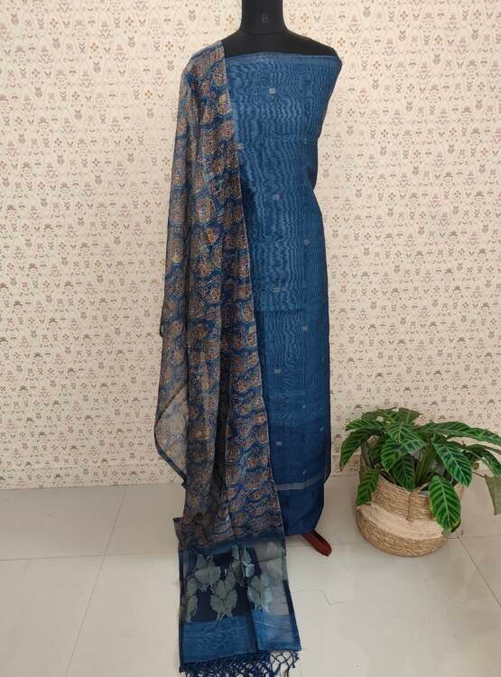 SEMI LINEN SILK SALWAR SUIT