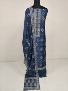 CHANDERI SILK SALWAR SUIT