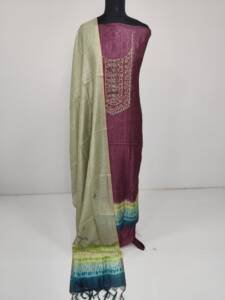 SEMI JUTE SILK SALWAR SUIT