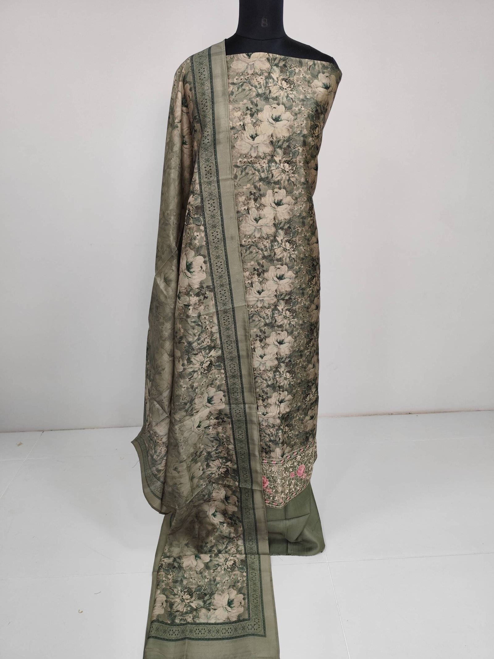 SEMI TUSSER SALWAR SUIT