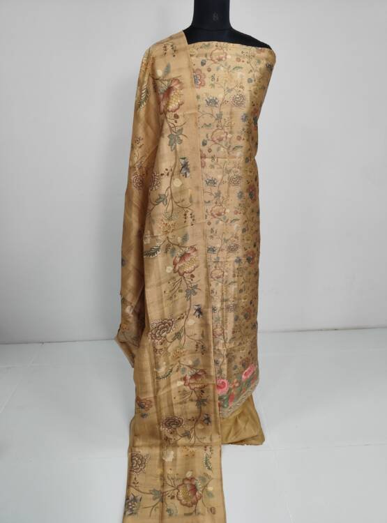 SEMI TUSSER SILK SALWAR SUIT
