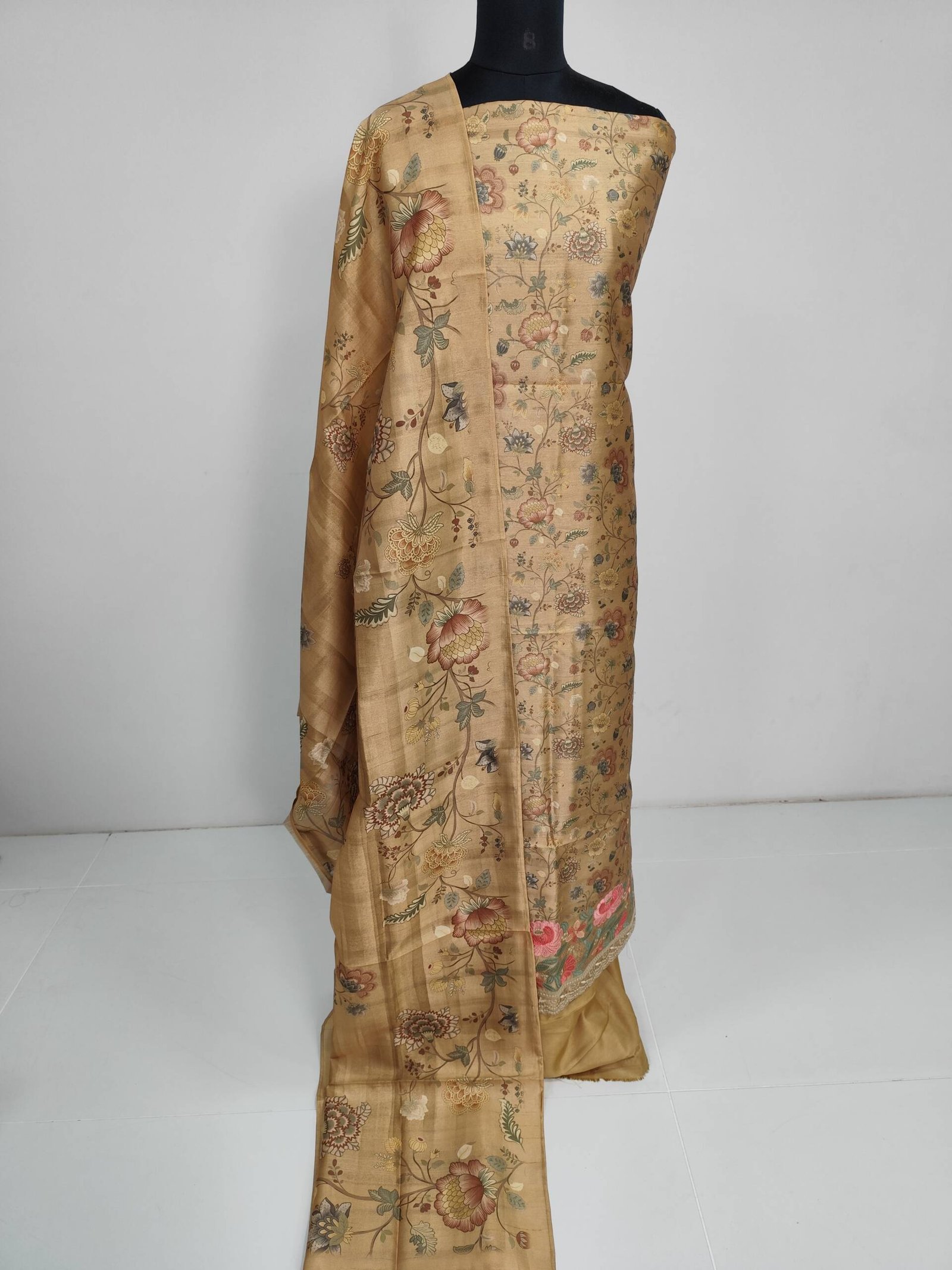 SEMI TUSSER SILK SALWAR SUIT