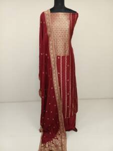 SOFT SILK BANARASI WEAVING SALWAR SUIT