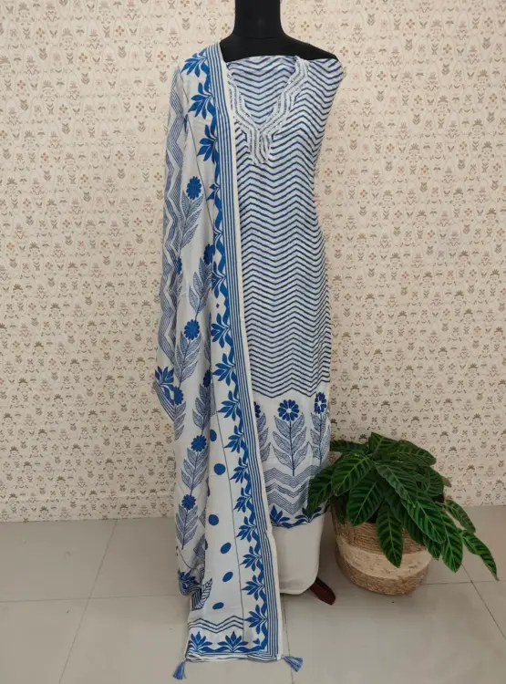 MUSLIN SILK SALWAR SUIT