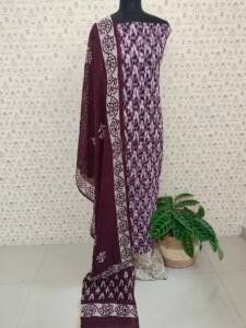 COTTON BATIK PRINT SALWAR SUIT