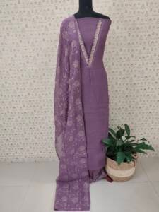 PURE MAL CHANDERI SALWAR SUIT