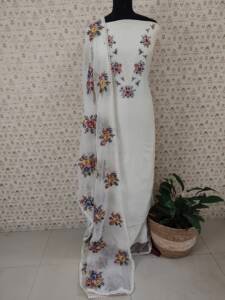 PURE MAL CHANDERI SILK SALWAR SUIT