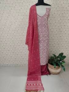 CHANDERI SILK SALWAR SUITS
