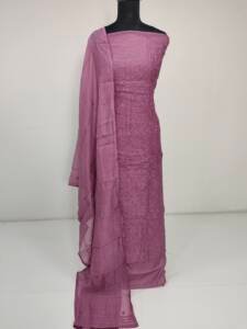 PURE MAL CHANDERI EMBROIDERED SALWAR SUIT