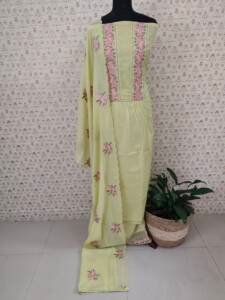 PURE MAL CHANDERI SALWAR SUIT