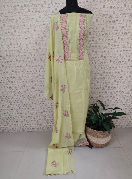 PURE MAL CHANDERI SALWAR SUIT