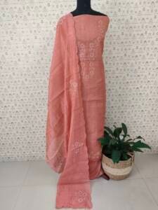 CHANDERI SILK SALWAR SUIT