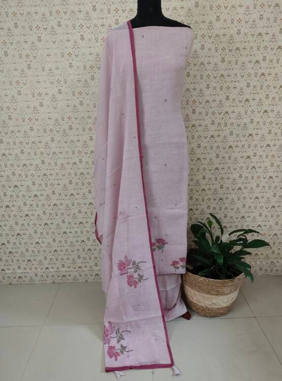 PURE LINEN SALWAR SUIT