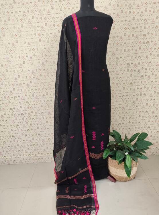 PURE LINEN SALWAR SUIT