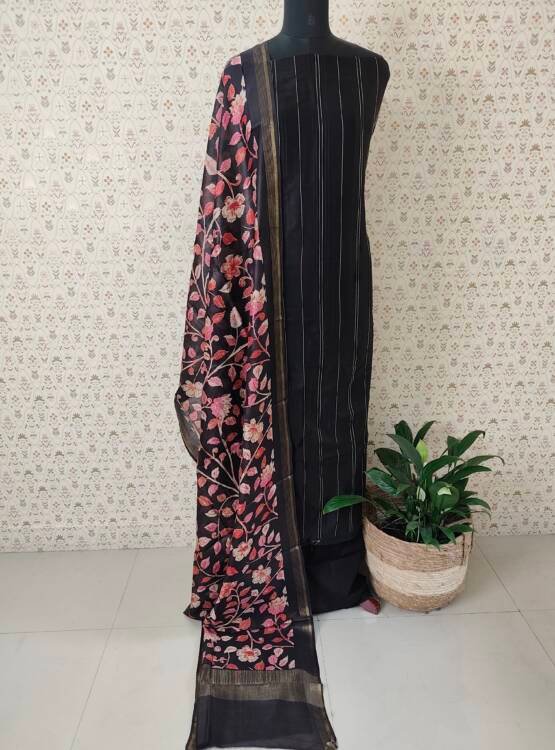 PURE MAHESHWARI SILK SALWAR SUIT