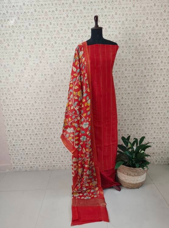 PURE MAHESHWARI SILK SALWAR SUIT
