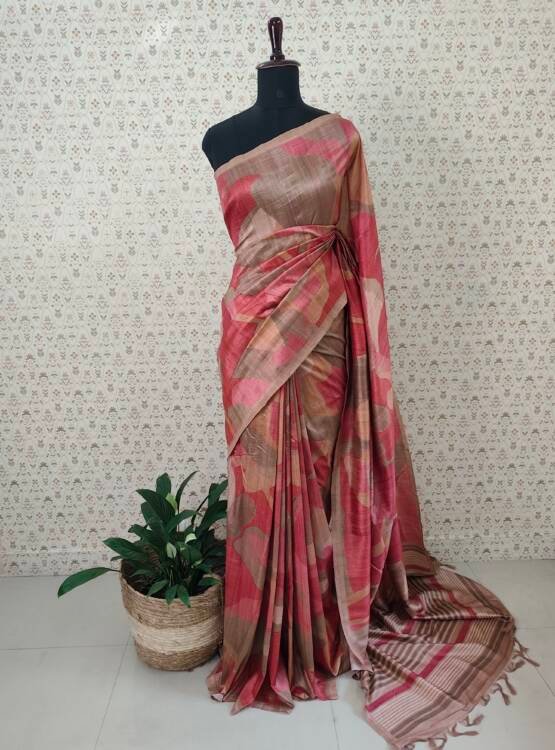 SEMI JUTE SILK SAREES