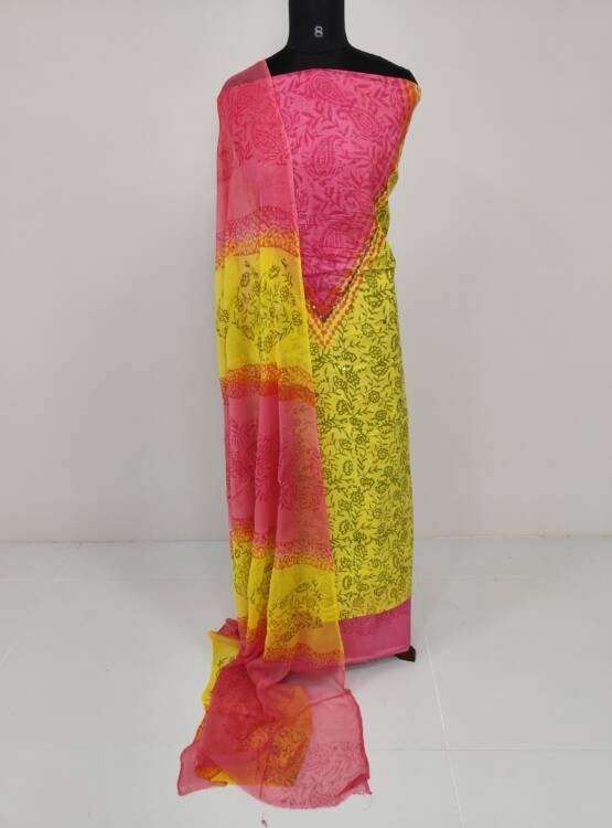 BLOCK PRINTED COTTON SUITS