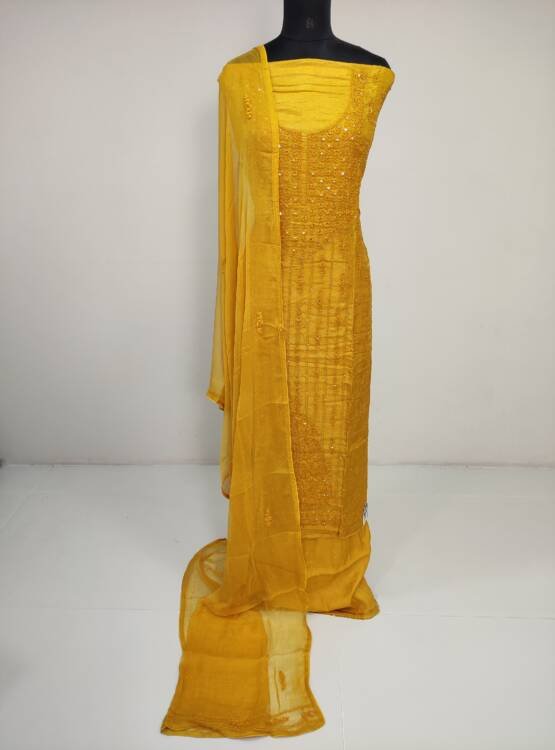 DOLA SILK EMBROIDERED SALWAR SUITS