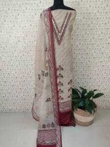 CHANDERI SILK SALWAR SUITS