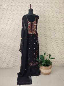 GEORGETTE HAND EMBROIDERED SUITS