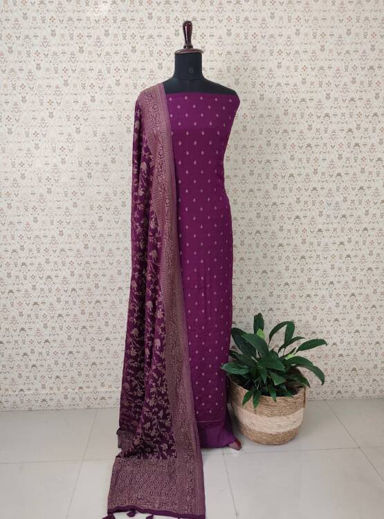 PURE GEORGETTE BANARASI SUITS