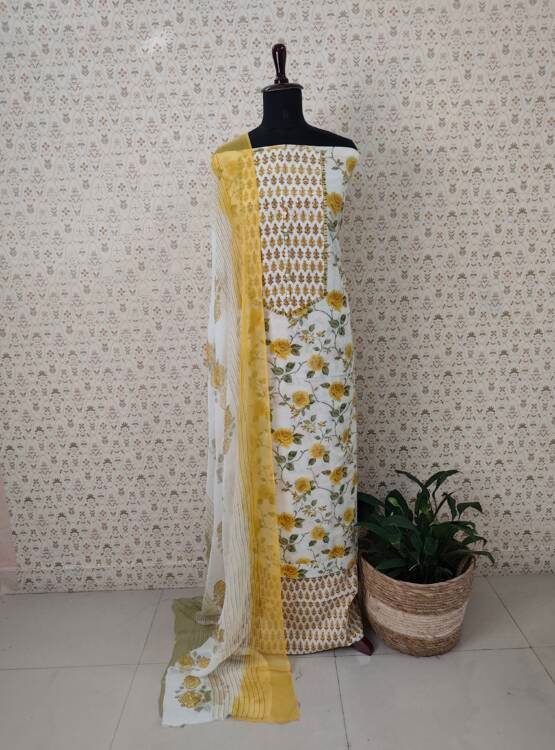 PRINTED COTTON SALWAR SUITS