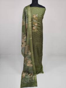 SEMI CHANDERI SILK SUITS