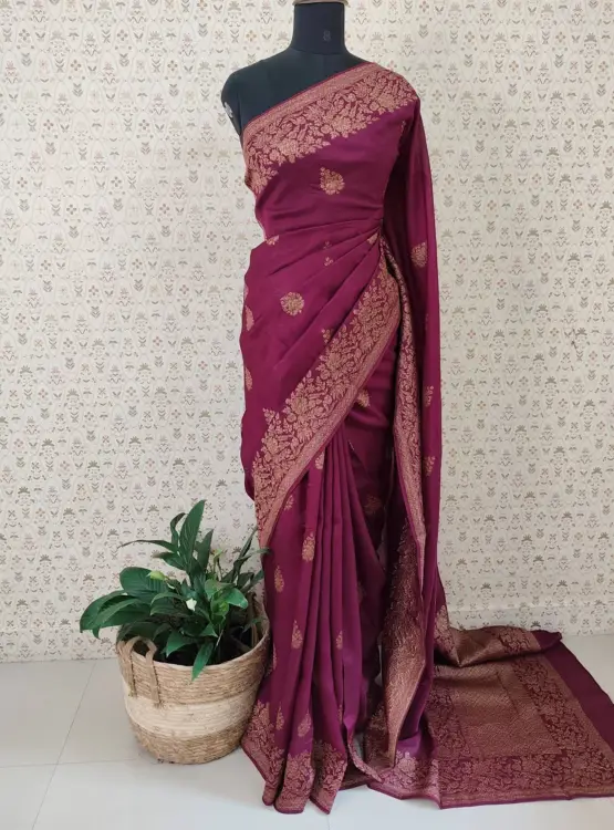 SOFT SILK BANARASI WEAVING SAREES-43294