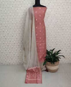 CHANDERI SILK JAMDHANI WEAVING SUITS