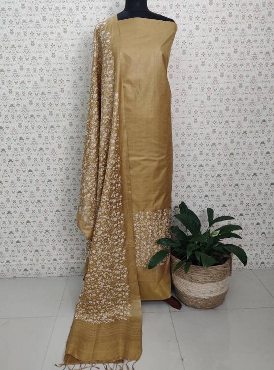 TUSSER SILK SALWAR SUITS