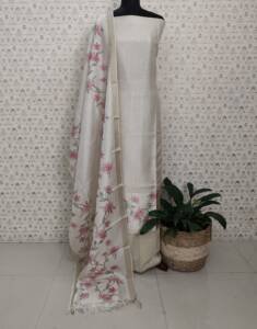 SEMI TUSSER SILK SALWAR SUITS